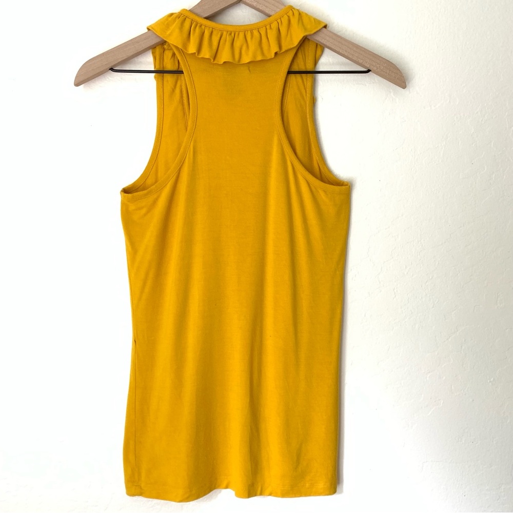Even Ruffle Neck Racerback Top - Size S - Picture 2 of 5